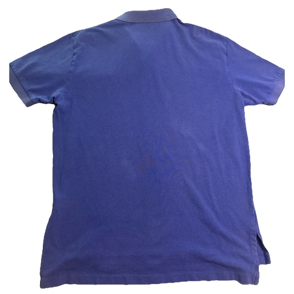 Polo Ralph Lauren Polo Shirt Mens Blue Excellent Short Sleeve Pony Logo Large